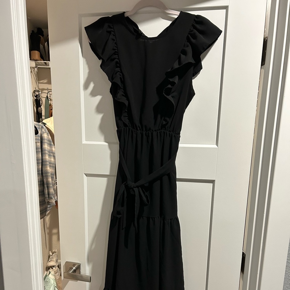 Long black dress